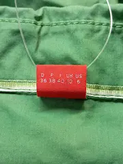 Vorschaubild 4 von Damen Bluse Gr. 36/S Grün Kurzarm Baumwolle Casual Stickerei