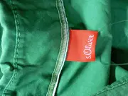 Vorschaubild 3 von Damen Bluse Gr. 36/S Grün Kurzarm Baumwolle Casual Stickerei