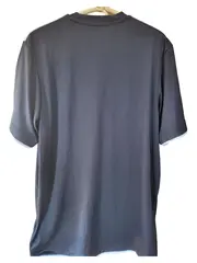 Vorschaubild 2 von Herren Sport Shirt Kurzarm Uni Schwarz XL Polyester