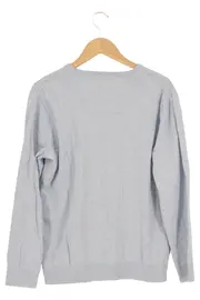 Vorschaubild 2 von Herren Pullover Gr. L/52 Blau Casual Baumwolle V-Ausschnitt