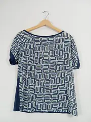 Vorschaubild 2 von Damen T-Shirt S Modern geometrisches Muster Mehrfarbig Polyester