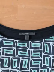 Vorschaubild 4 von Damen T-Shirt S Modern geometrisches Muster Mehrfarbig Polyester