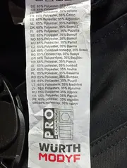 Vorschaubild 5 von WÜRTH MODYF Latzhose Herren Arbeitslatzhose Schwarz Einheitsgröße Praktisch