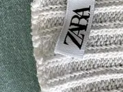 Vorschaubild 4 von Damen Stricktop Ärmellos Gr. 38/M Weiß Basic Rippstrick