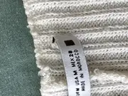 Vorschaubild 5 von Damen Stricktop Ärmellos Gr. 38/M Weiß Basic Rippstrick