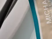 Vorschaubild 5 von Damen Bluse Gr. 40/L Türkis Elegant Seide Ärmellos