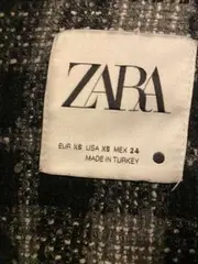 Vorschaubild 3 von Damen Leichte Jacke Kariert Schwarz Weiß XS 32 Casual Fransen