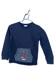 Vorschaubild 1 von Pullover Kinder Jungen Gr. 110 Blau Maritim Anker Streifen