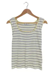Vorschaubild 1 von Damen Top Gr. L gestreift weiß gelb blau Baumwolle