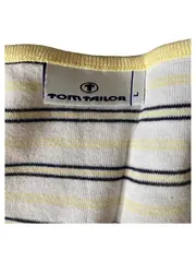 Vorschaubild 3 von Damen Top Gr. L gestreift weiß gelb blau Baumwolle