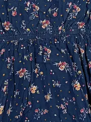 Vorschaubild 6 von Mädchen Blumenkleid Gr. 134/140 Blau Freizeitkleid Langarm