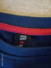 Vorschaubild 4 von Kinder Pullover Raketenmotiv Pailletten Blau Gr. 104