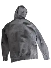 Vorschaubild 3 von Herren Kapuzen Sweatjacke Grau Gr. 50 L Logo Print Sport Freizeit