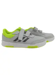 Vorschaubild 1 von Kinder Sneaker Low Klettverschluss Grau Neongelb Gr. 40
