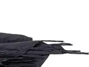 Vorschaubild 3 von Damen Strickjacke mit Fransen Gr. 38/M Grau Casual Baumwolle