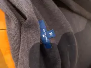 Vorschaubild 4 von Damen Strickjacke mit Fransen Gr. 38/M Grau Casual Baumwolle