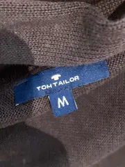 Vorschaubild 5 von Damen Strickjacke mit Fransen Gr. 38/M Grau Casual Baumwolle