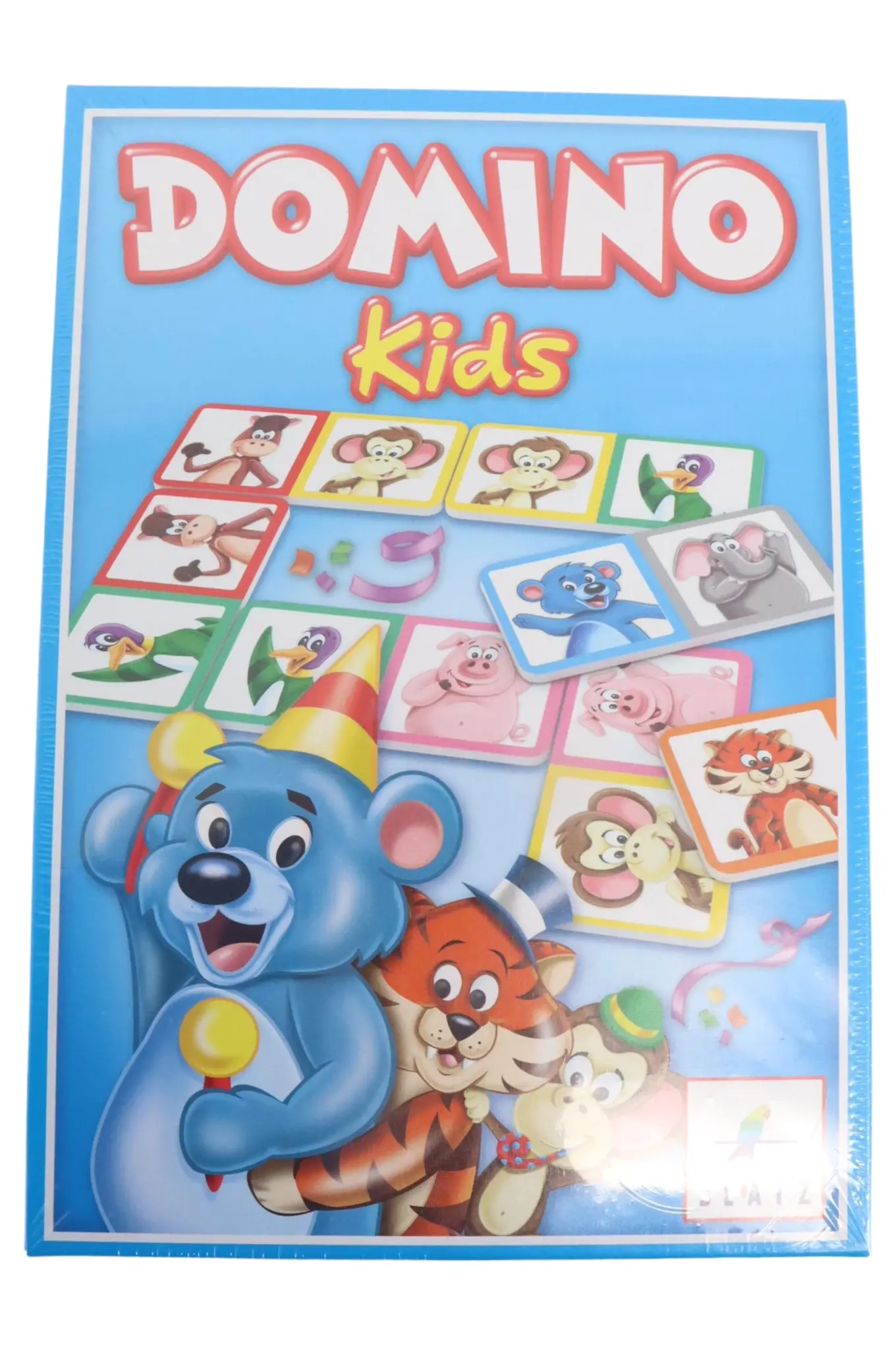 SCHMIDT SPIELE Domino Kids Kinderspiel 28 Dominosteine Tier-Motive NEU
