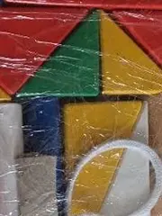 Vorschaubild 2 von Holzbausteine Wagen Bunt Kinder Spielzeug Bauklötze Set
