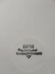 Vorschaubild 3 von OPM Sammelteller Engel Motiv Porzellan Bavaria W-Germany 20cm