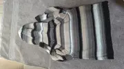 Vorschaubild 4 von Kinder Strickjacke Gr. 86 Mehrfarbig Gestreift mit Kapuze