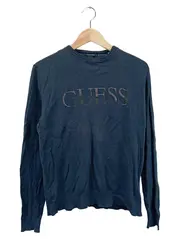 Vorschaubild 1 von Herren Pullover Blau Gr. S Casual Streetwear Logo-Print