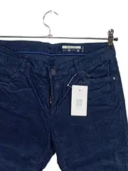 Vorschaubild 3 von Cordhose Herren Blau Gr. W36/52/XL Casual Baumwolle