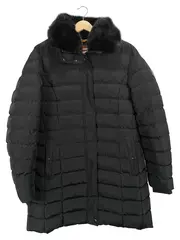 Vorschaubild 1 von Damen Steppjacke Winterjacke Pelzkragen Gr. 40/L Schwarz