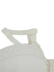 Vorschaubild 4 von Damen Bügel-BH Spitze Weiß Creme Gr. 75A Feminin