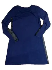 Vorschaubild 2 von Damen Freizeitkleid Gr. 38 Blau Casual Baumwolle