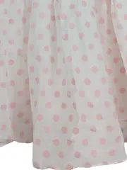 Vorschaubild 4 von festliches Kleid Kinder Gr. 116 weiß Punkte elegant ärmellos