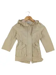 Vorschaubild 1 von Leichte Jacke Kinder Gr. 110 Beige Klassisch Casual Übergangsjacke