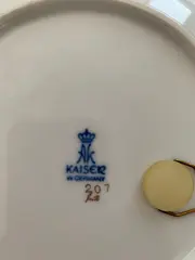 Vorschaubild 2 von Kaiser Kuchenteller Rot Klassisch Porzellan Teller mit Blumenmuster