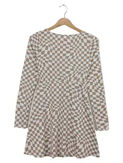 Vorschaubild 2 von Damen Freizeitkleid 36/S Mehrfarbig Grafisch Vintage Cut-Out Raffungen