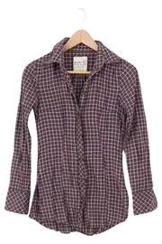 Vorschaubild 1 von Damen Bluse Kariert Baumwolle Gr. 32/XXS Mehrfarbig Casual
