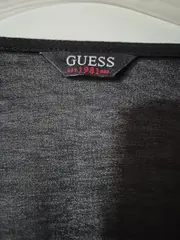 Vorschaubild 5 von Damen Bluse Schwarz Gr. 38/M Elegant Langarm