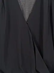 Vorschaubild 4 von Damen Bluse Schwarz Gr. 38/M Elegant Langarm