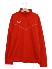 Vorschaubild 1 von Trainingsjacke Rot Gr. 152 Sportlich Logo-Print Reißverschluss