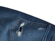 Vorschaubild 3 von Damen Destroyed Jeans High Rise Skinny W26 Blau