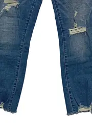 Vorschaubild 2 von Damen Destroyed Jeans High Rise Skinny W26 Blau