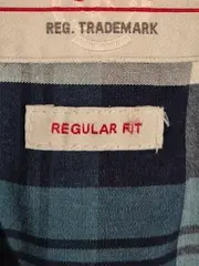 Vorschaubild 6 von Herren Freizeithemd Kariert Langarm Regular Fit Gr. M Blau Grün