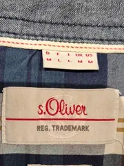 Vorschaubild 5 von Herren Freizeithemd Kariert Langarm Regular Fit Gr. M Blau Grün