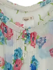 Vorschaubild 2 von Damen Bluse Blumenmuster Mehrfarbig Gr. M Casual