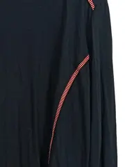 Vorschaubild 4 von Damen Strickjacke Gr. L schwarz rot Rüschen Reißverschluss