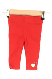Vorschaubild 1 von LEVIS Baby Leggings Rot Gr. 80 Baumwolle Casual Herzen Applikation