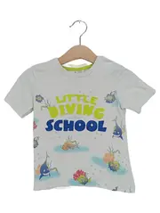 Vorschaubild 1 von Kinder T-Shirt Little Diving School Gr. 80 Weiß Farbenfroh