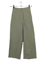 Vorschaubild 1 von Wide Leg Hose Damen Anzughose Grün Business Modern Gr. S