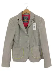 Vorschaubild 1 von Damen Sweatjacke Grau Gr. 34/XS Casual Cord-Optik