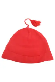 Vorschaubild 2 von Kinder Mütze Rot Hello Kitty Gr. 122/128 (6-8Y) Casual Bommel Stickerei