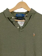 Vorschaubild 3 von Herren Poloshirt Grün Gr. S Casual Baumwolle